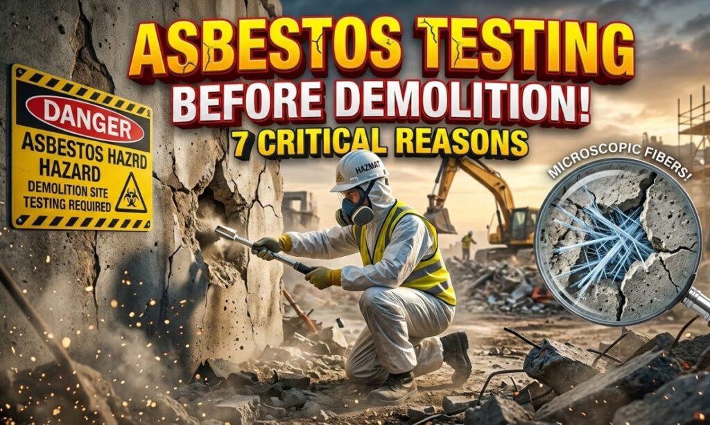 Why Is Asbestos Testing Required Before Demolition or Renovation