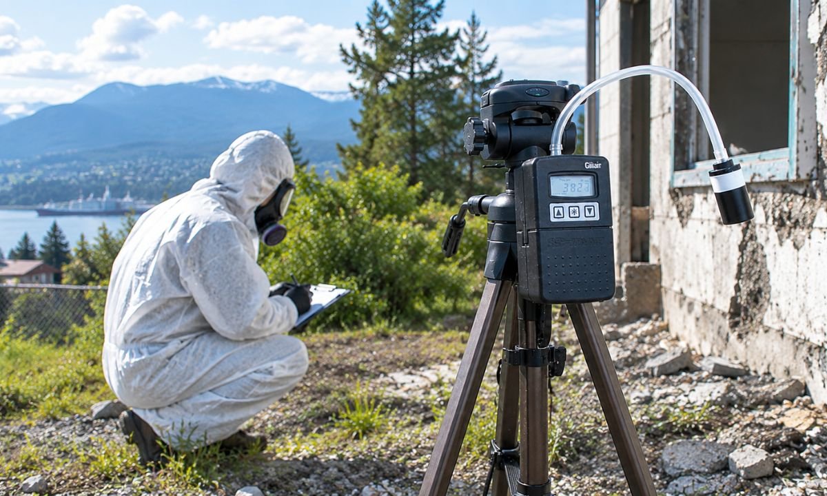 Air Monitoring for Asbestos in Agassiz, BC