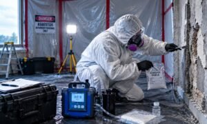 Air monitoring for asbestos Chilliwack