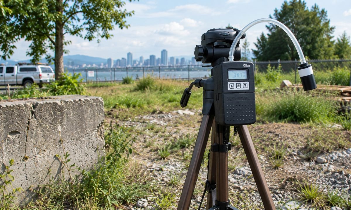 Air monitoring for asbestos Coquitlam